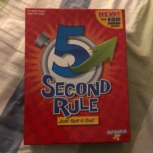 5 Second Rule Board Game (NEVER BEEN OPENED)